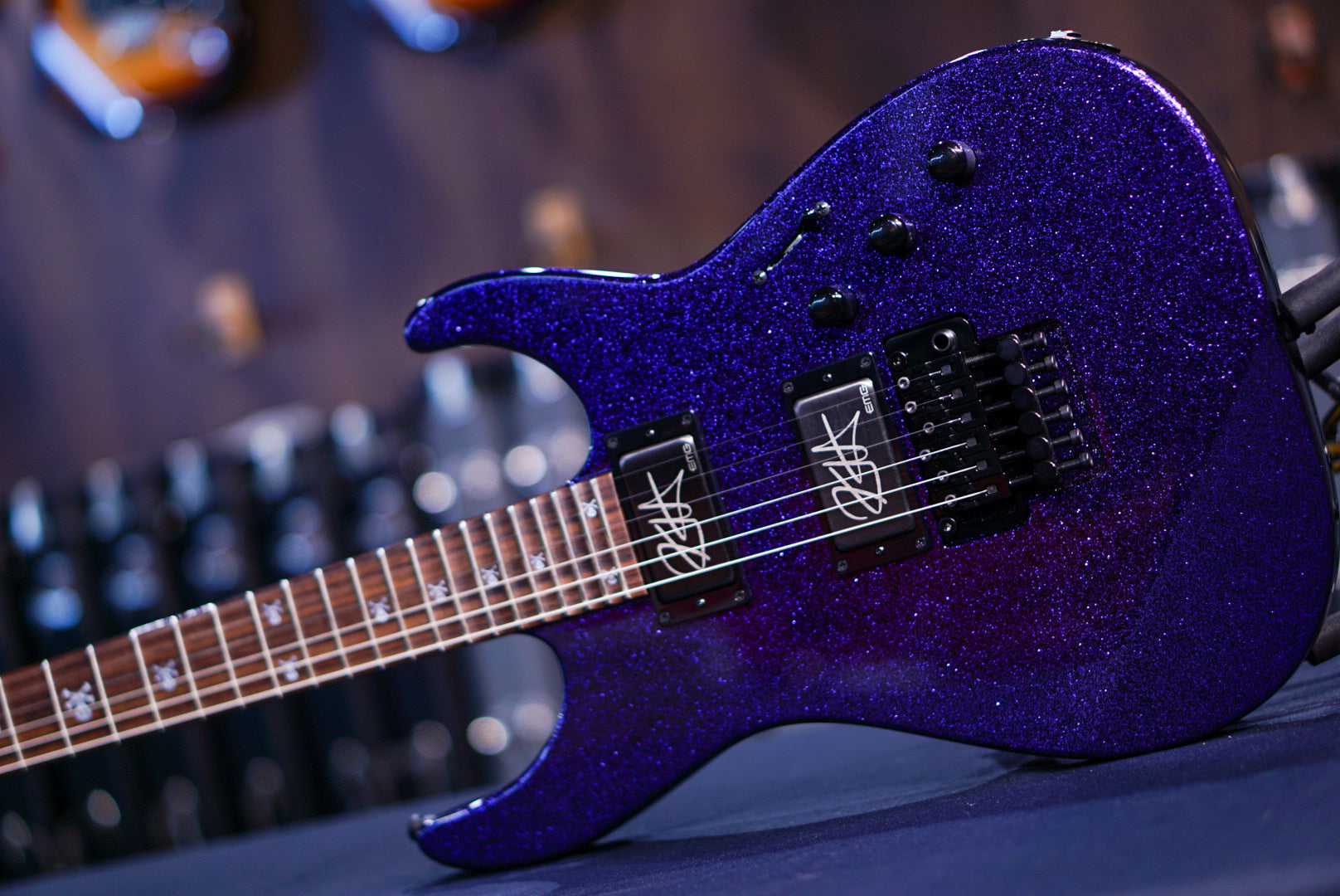 ESP KH-2 kirk hammett purple sparkle E6621232