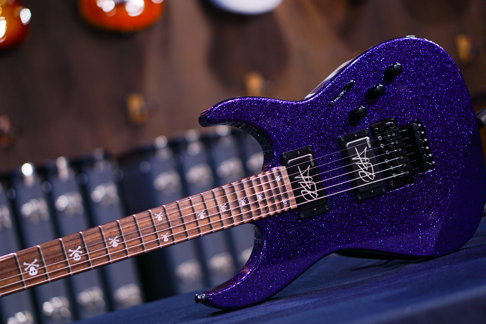 ESP KH-2 kirk hammett purple sparkle E6621232