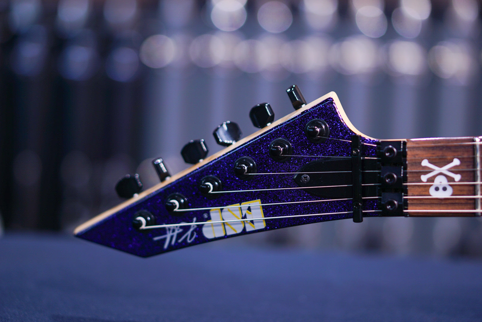 ESP KH-2 kirk hammett purple sparkle E6621232