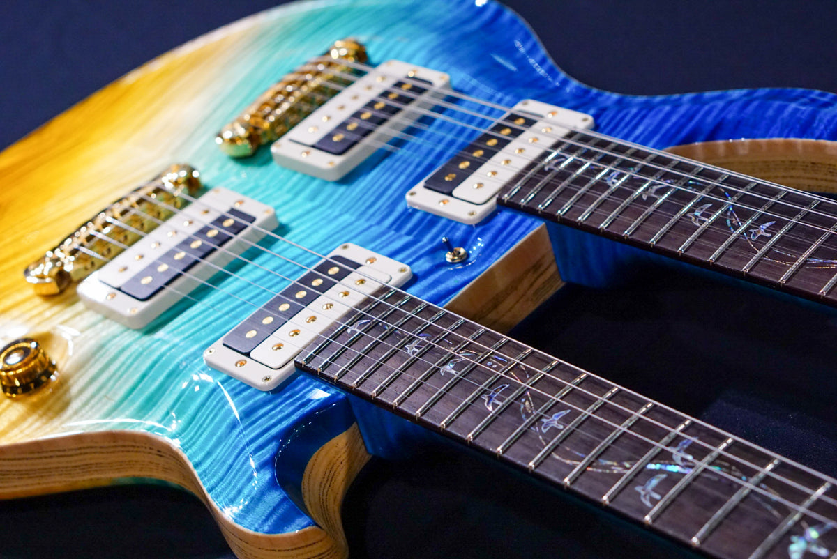 PRS Private Stock Doubleneck Reverse Beach Cross Fade