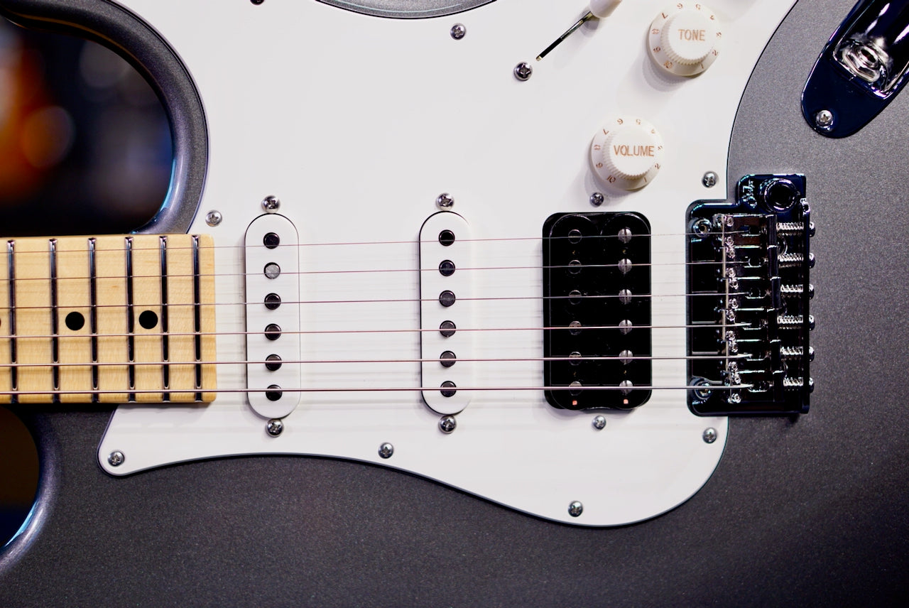 Suhr Limited Edition Classic S Pewter Metallic HSS Maple 84922