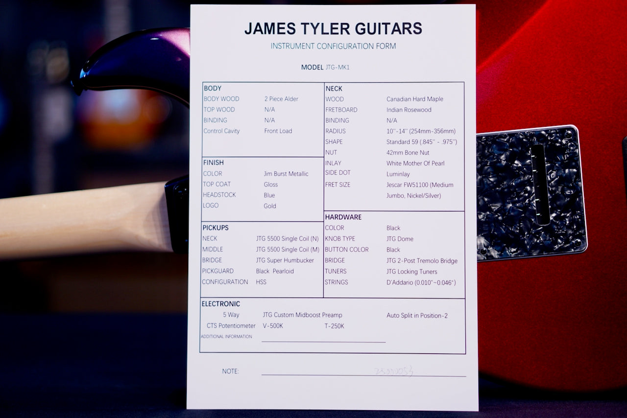 James Tyler JTG Jim Burst