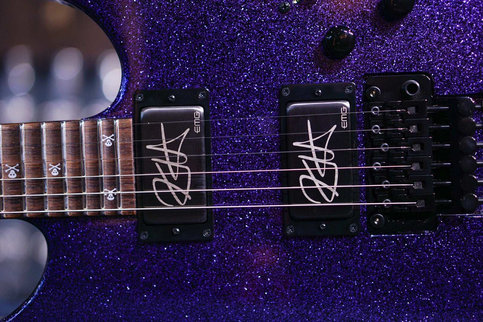 ESP KH-2 kirk hammett purple sparkle E2190232