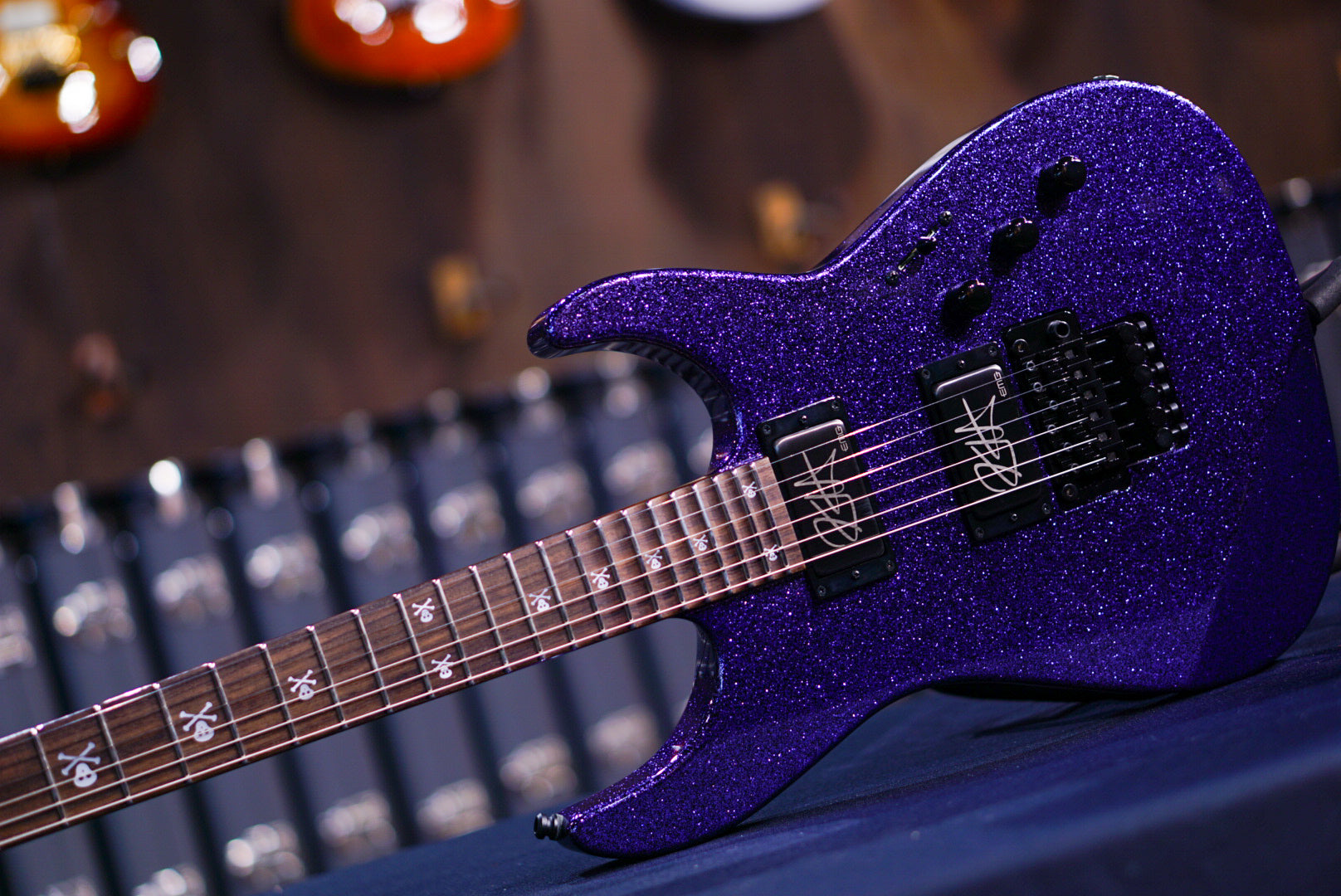 ESP KH-2 kirk hammett purple sparkle E2190232