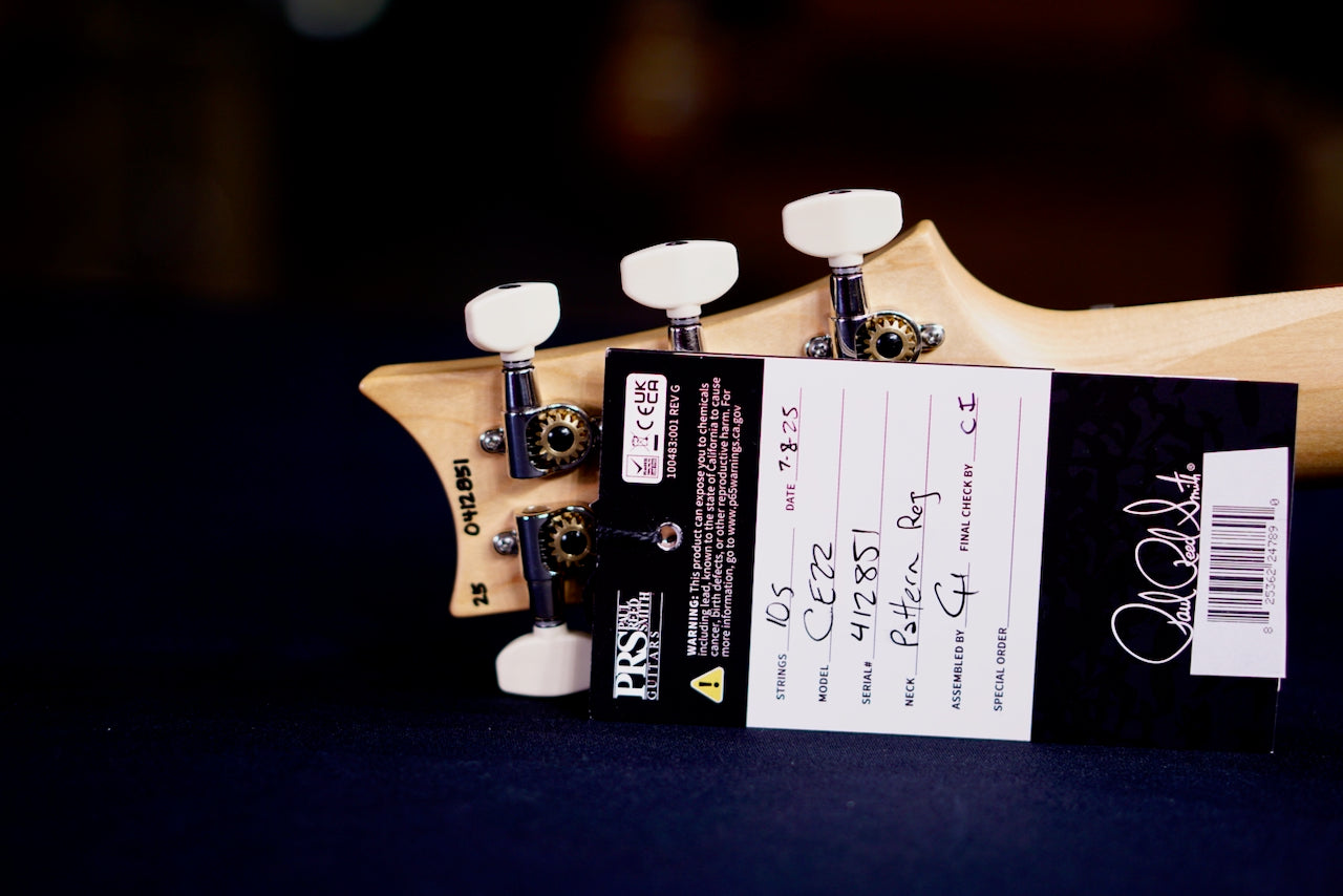 PRS CE 22 Limited Edition Faded Blue Smokeburst 0412851