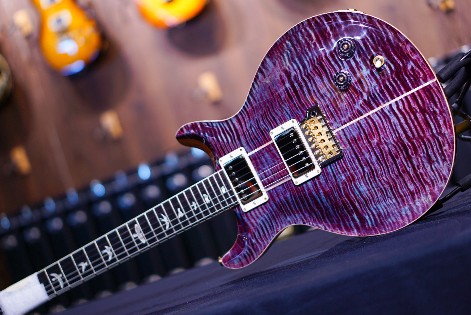 PRS Santana purple violet 10 top 0361244 - HIENDGUITAR   PRS GUITAR