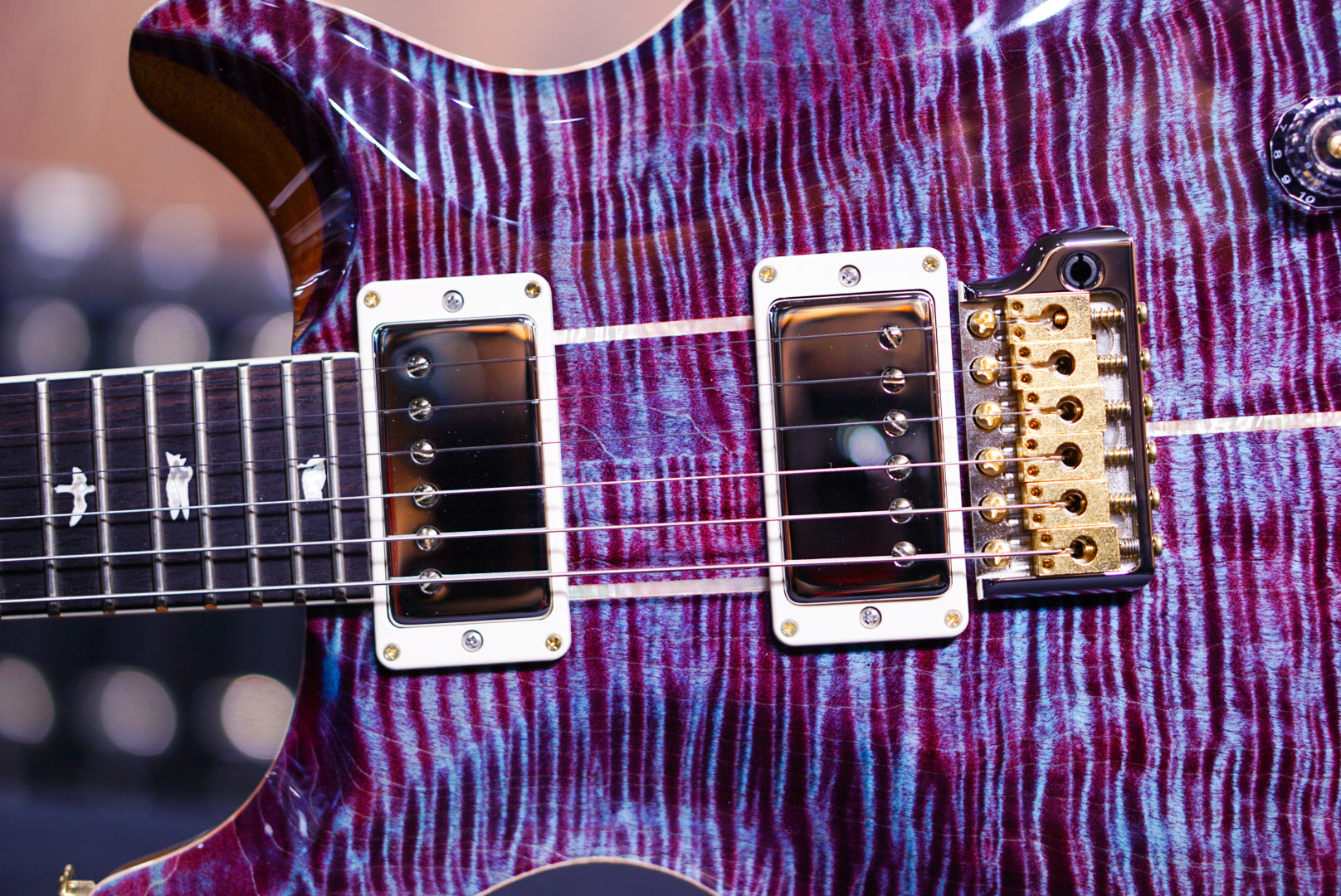 PRS Santana purple violet 10 top 0361244 - HIENDGUITAR   PRS GUITAR