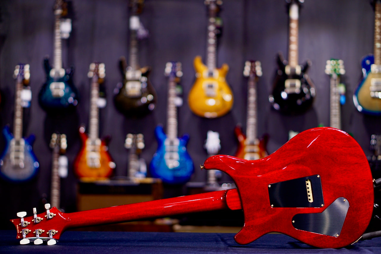 PRS 40th Anniversary Custom 24-08 Semi-Hollow Limited Edition Charcoal Cherry Burst 0407899