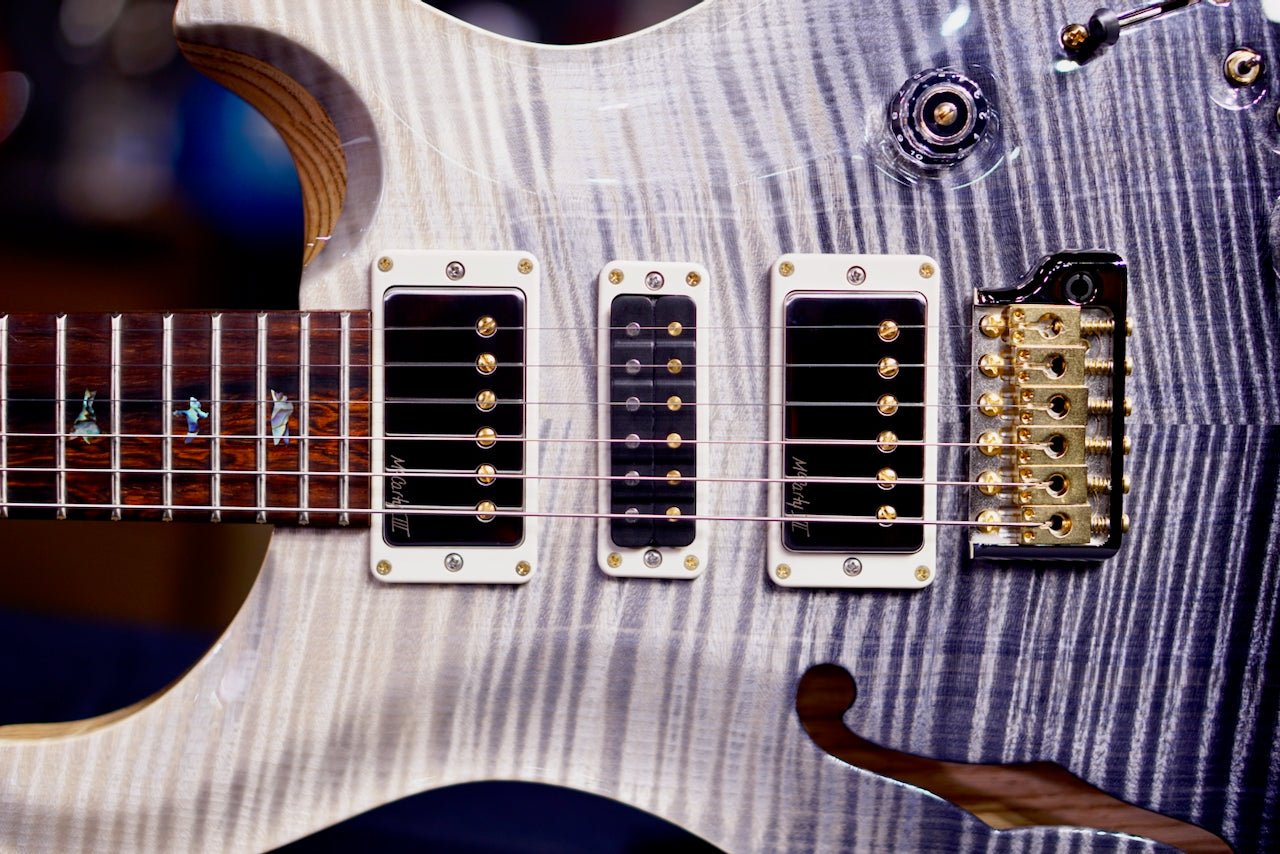 PRS Special 22 semi hollow wood library Gray Black Fade 0409218