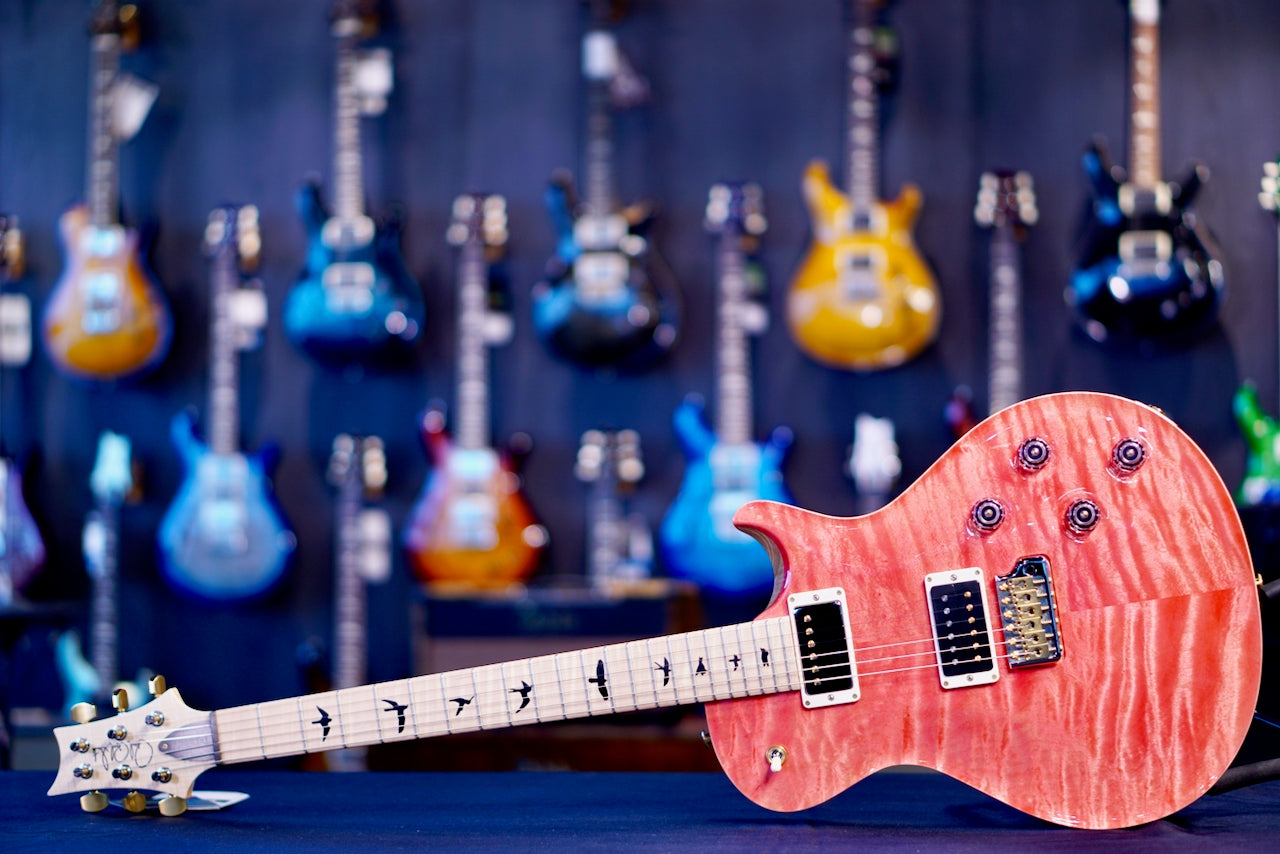 PRS Tremonti Wood Library Artist Neck Quilt Bonni Pink (Natural Back) 0408493