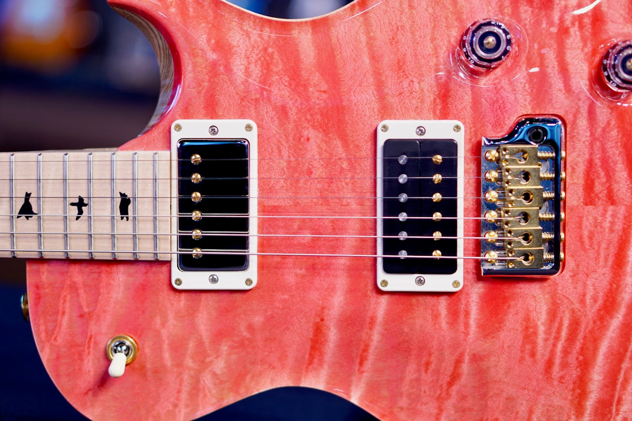 PRS Tremonti Wood Library Artist Neck Quilt Bonni Pink (Natural Back) 0408493