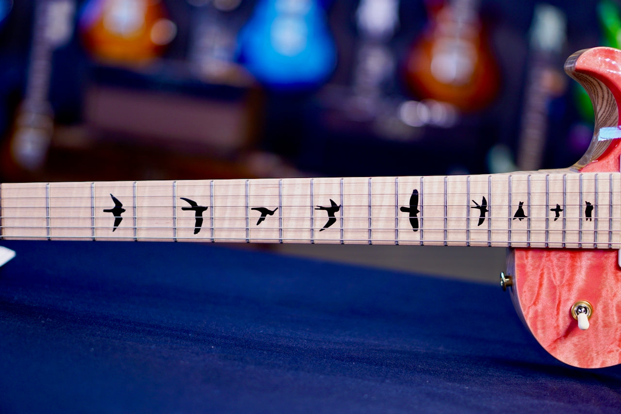 PRS Tremonti Wood Library Artist Neck Quilt Bonni Pink (Natural Back) 0408493