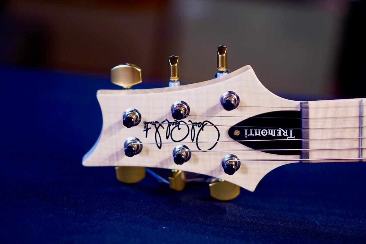 PRS Tremonti Wood Library Artist Neck Quilt Bonni Pink (Natural Back) 0408493