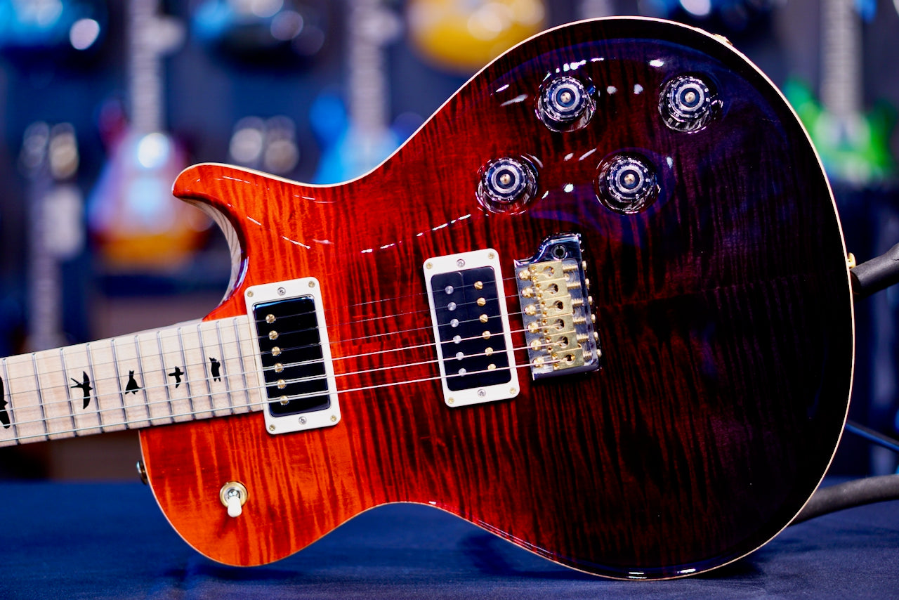 PRS Tremonti Wood Library Artist Neck Fire Red / Gray Black Fade 0408495