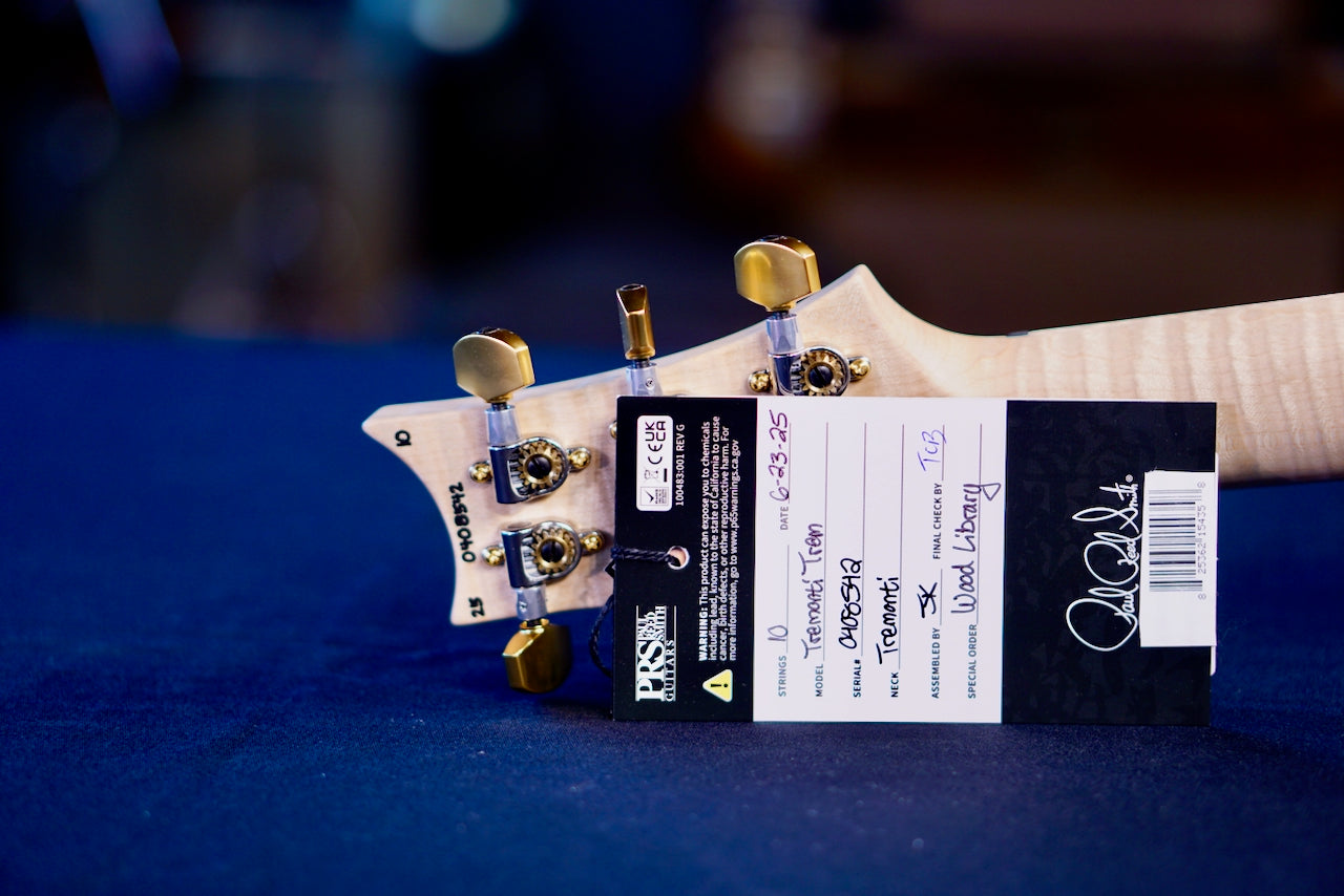 PRS Tremonti Wood Library River Blue 0408542