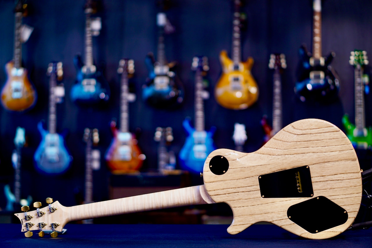 PRS Tremonti Wood Library Artist Neck Quilt Gray Black Fade 0411899