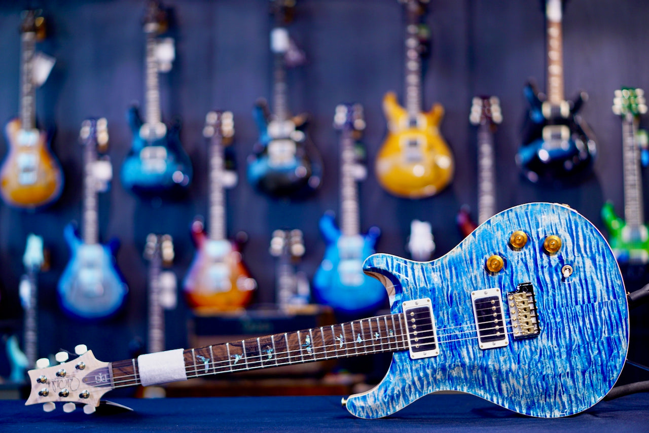 PRS DGT Wood Library Faded Blue Jean 0410284