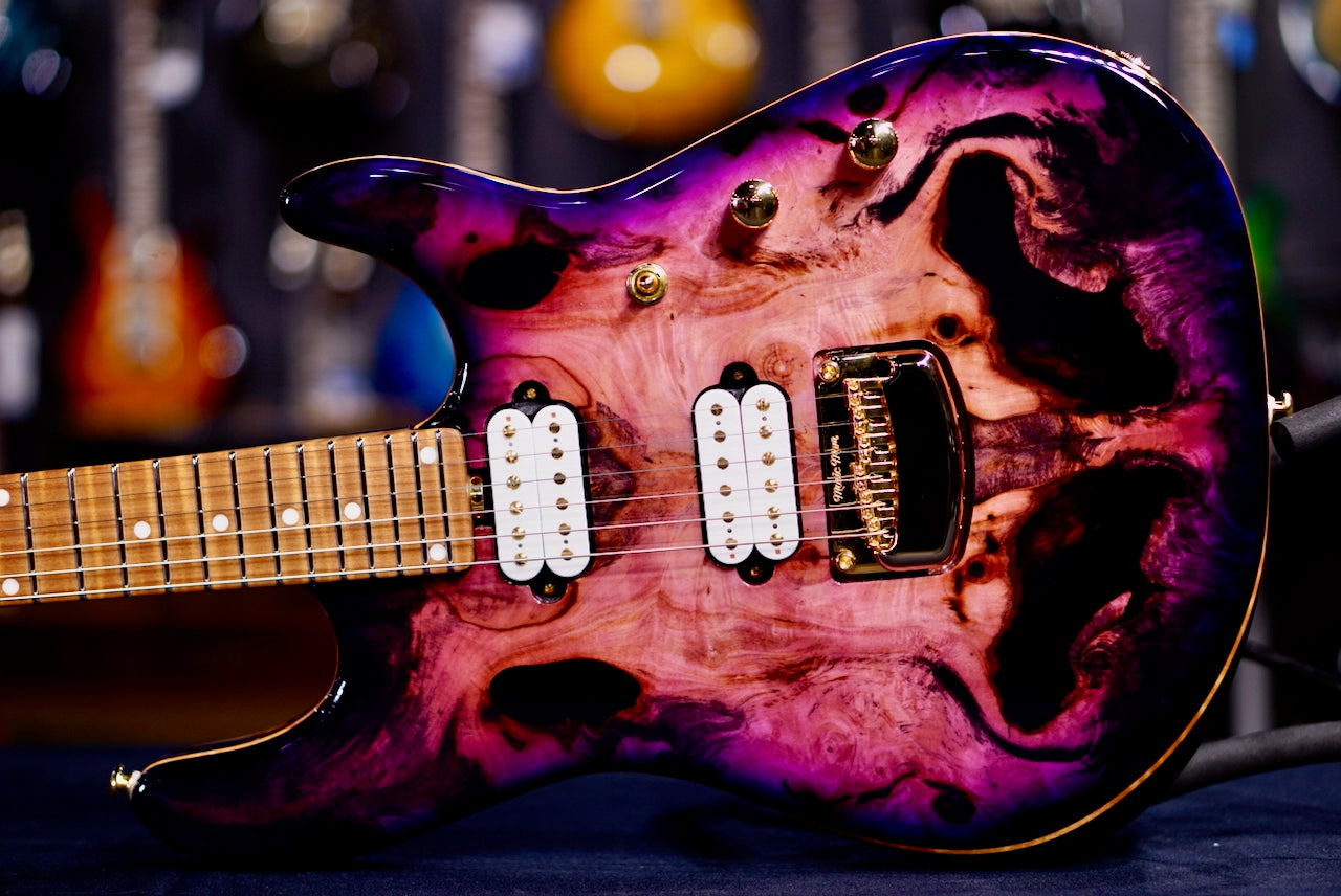 Ernie Ball Music Man Jason Richardson 6-string Cutlass Majora Purple S12546