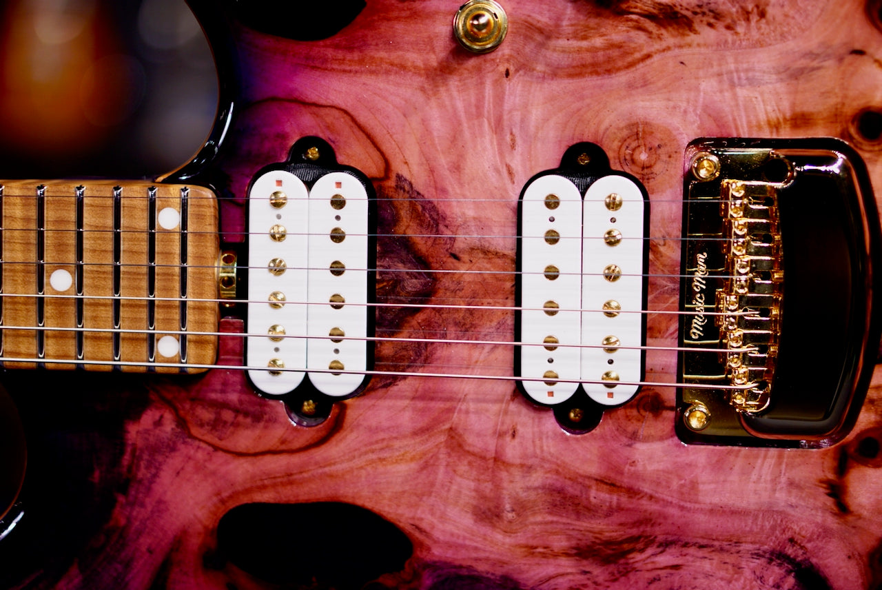 Ernie Ball Music Man Jason Richardson 6-string Cutlass Majora Purple S12546