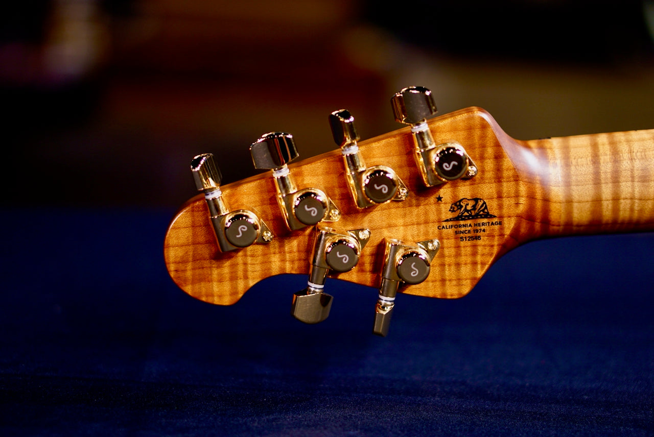 Ernie Ball Music Man Jason Richardson 6-string Cutlass Majora Purple S12546