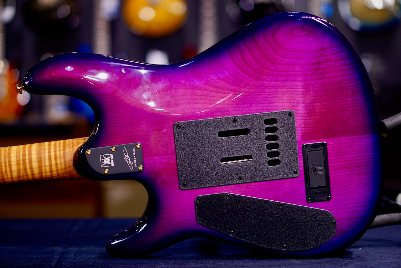 Ernie Ball Music Man Jason Richardson 6-string Cutlass Majora Purple S12546