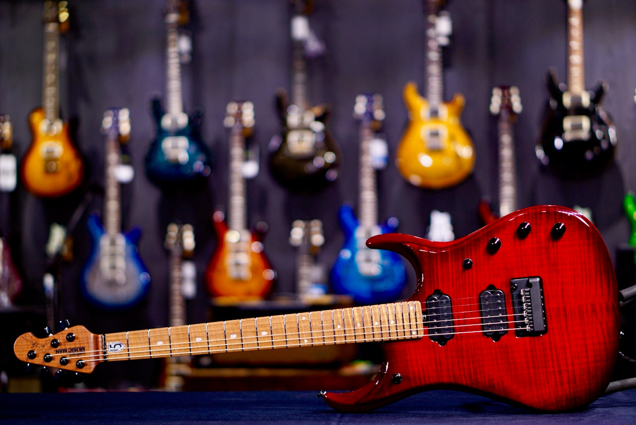 Ernie Ball Music Man JP15 Red Tide Flame H09957