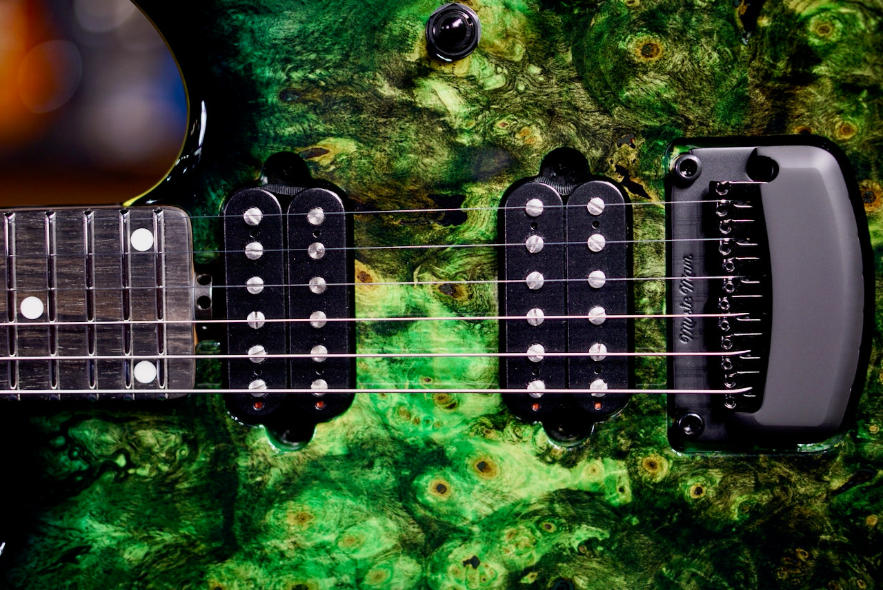 Ernie Ball Music Man Jason Richardson 6-string Cutlass Kokiri Green S12479