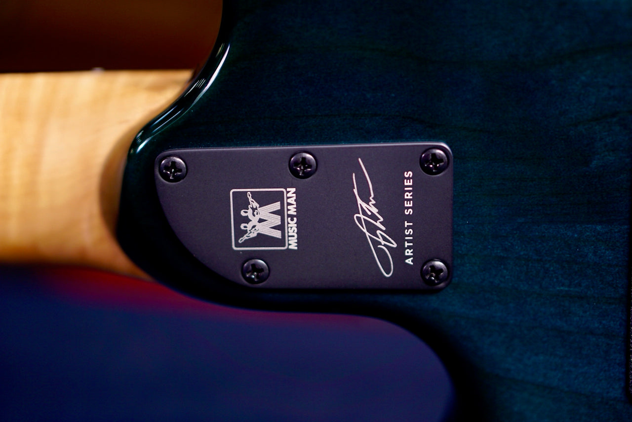 Ernie Ball Music Man Jason Richardson 6-string Cutlass Kokiri Green S12479