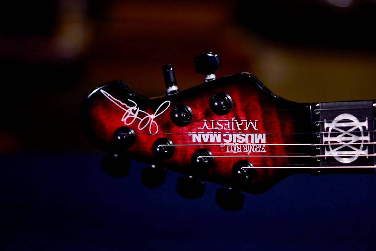RESERVED Ernie Ball Music Man Majesty Red Nebula 6-String M019891