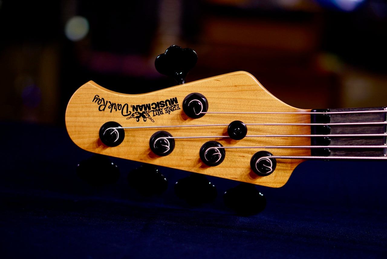 Ernie Ball Music Man Bass Dark Ray 5 Sapphire Iris S12590