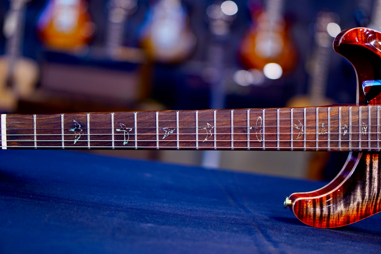 PRS Hollowbody II Piezo Wood Library Charcoal Cherry burst 0409878