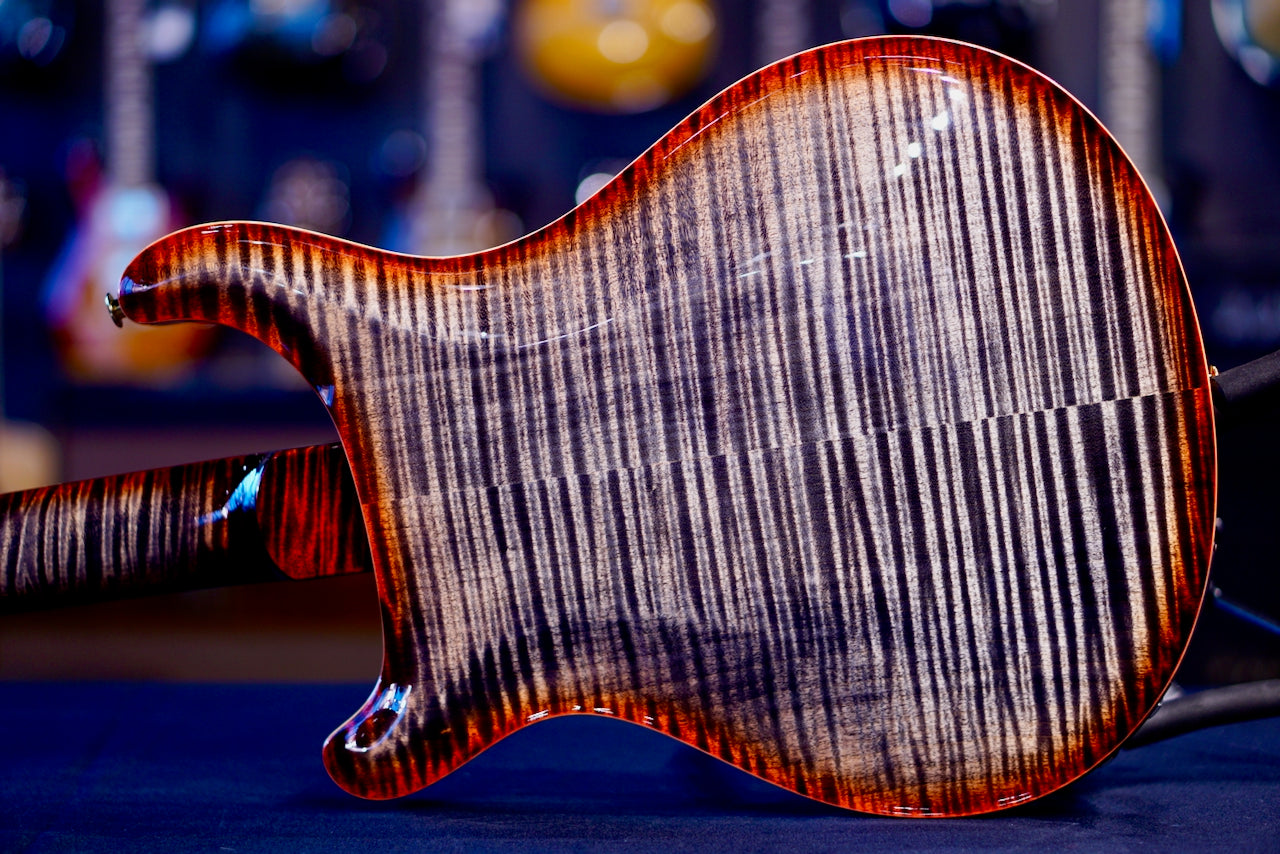 PRS Hollowbody II Piezo Wood Library Charcoal Cherry burst 0409878