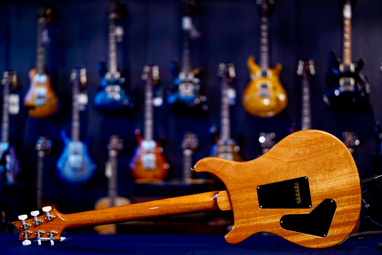 PRS 40th Anniversary Custom 24-08 Semi-Hollow Limited Edition Faded Whale Blue (Natural Back) 0410380