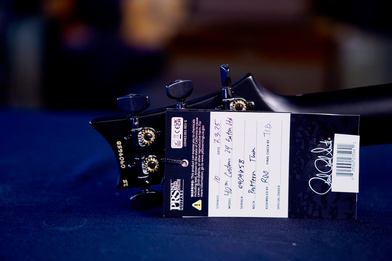 PRS 40th Anniversary Custom 24 Satin Limited Edition Cobalt Smokeburst 0409658