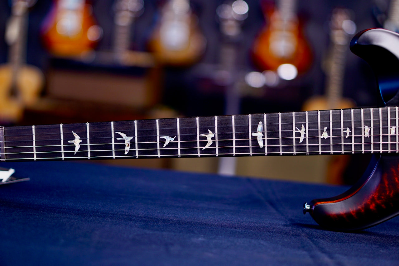 PRS 40th Anniversary Custom 24 Satin Limited Edition Fire Smokeburst 0410361