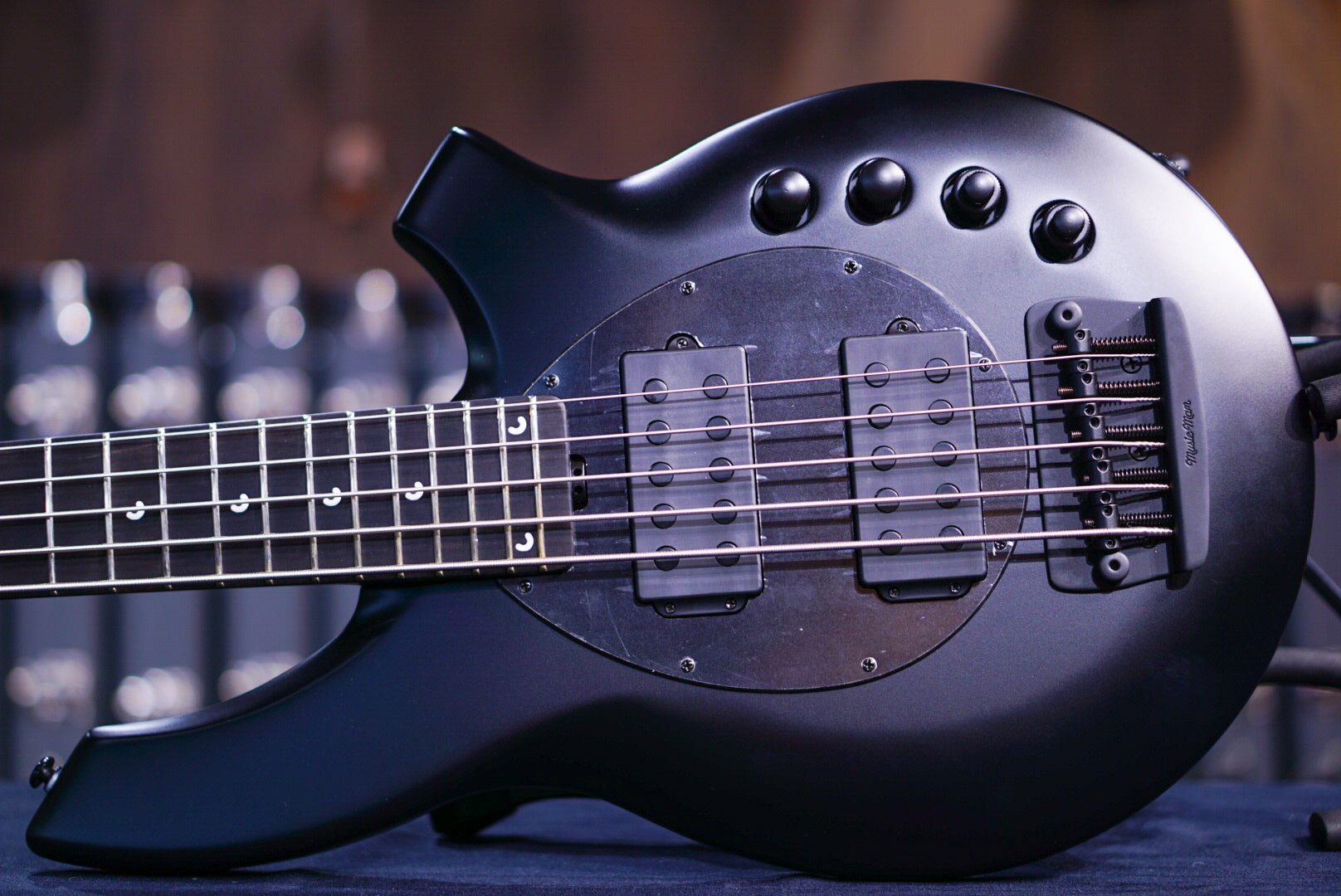 ERNIE BALL MUSICMAN BONGO 5 HH STEALTH BLACK K04842