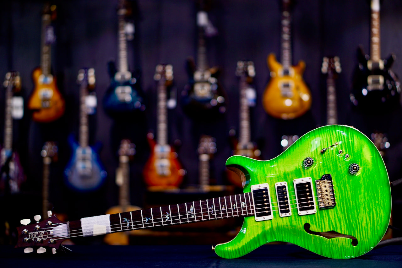 PRS Special 22 Semi Hollow Wood Library Eriza Verde Rosewood Neck 0409