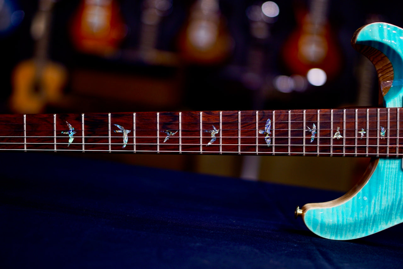 PRS Special 22 Semi Hollow Wood Library Blue Fade Rosewood Neck 0409222