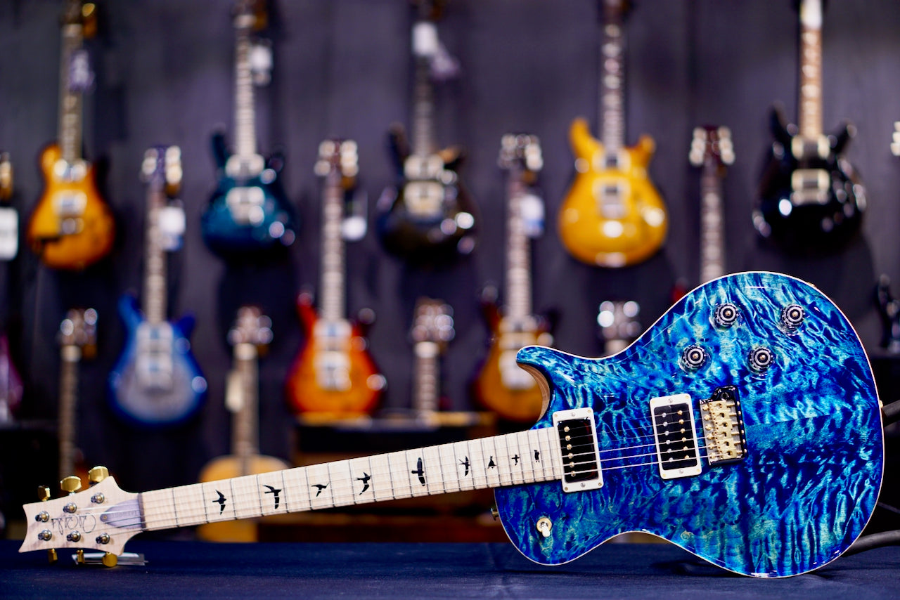PRS Tremonti Wood Library Quilt River Blue 0408494