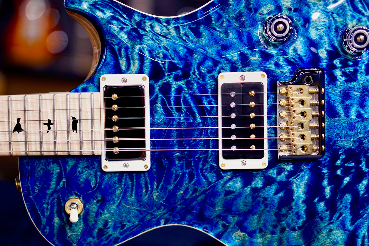 PRS Tremonti Wood Library Quilt River Blue 0408494