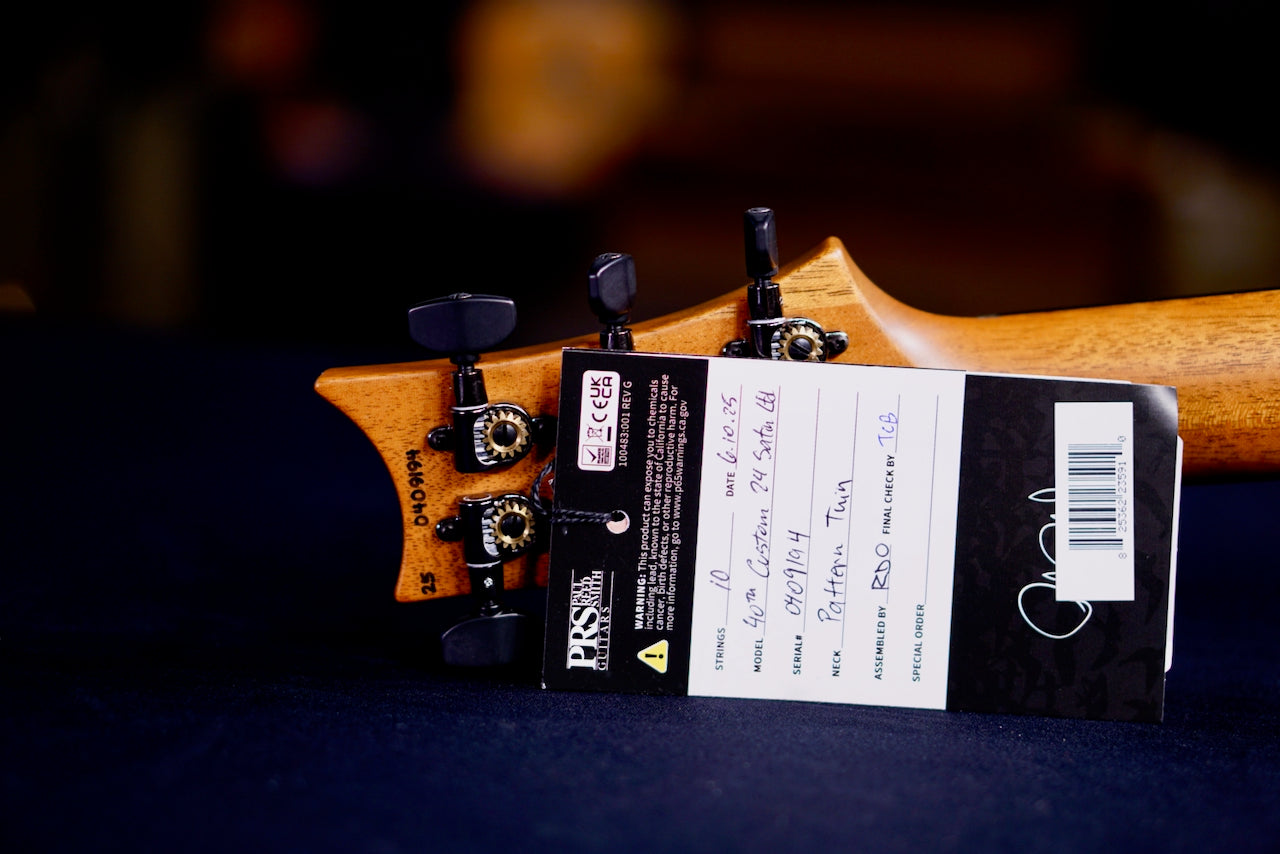 PRS 40th Anniversary Custom 24 Satin Limited Edition Charcoal 0409194