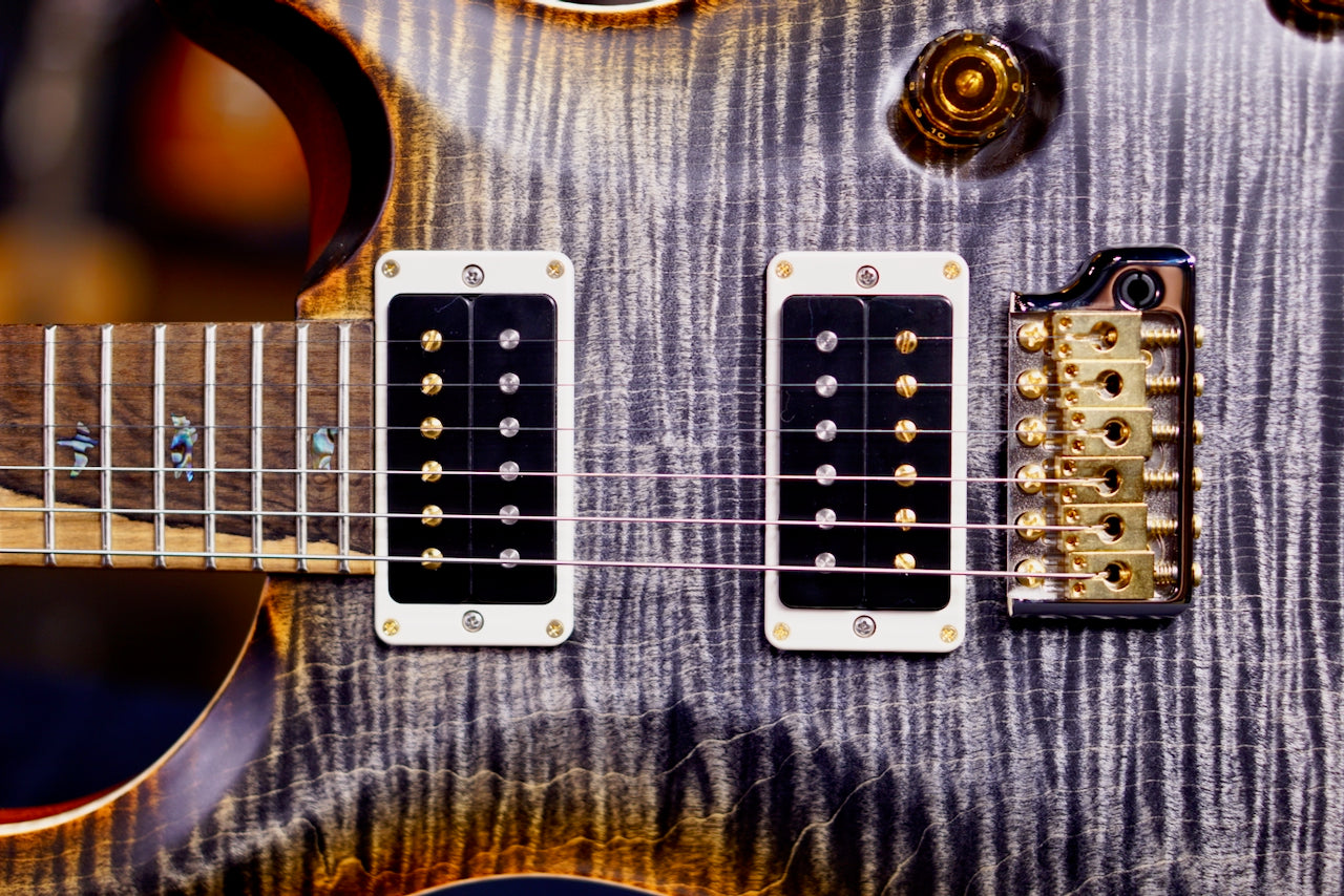 PRS Custom 24 Wood Library Burnt Maple Leaf Satin Rosewood Neck 0412052