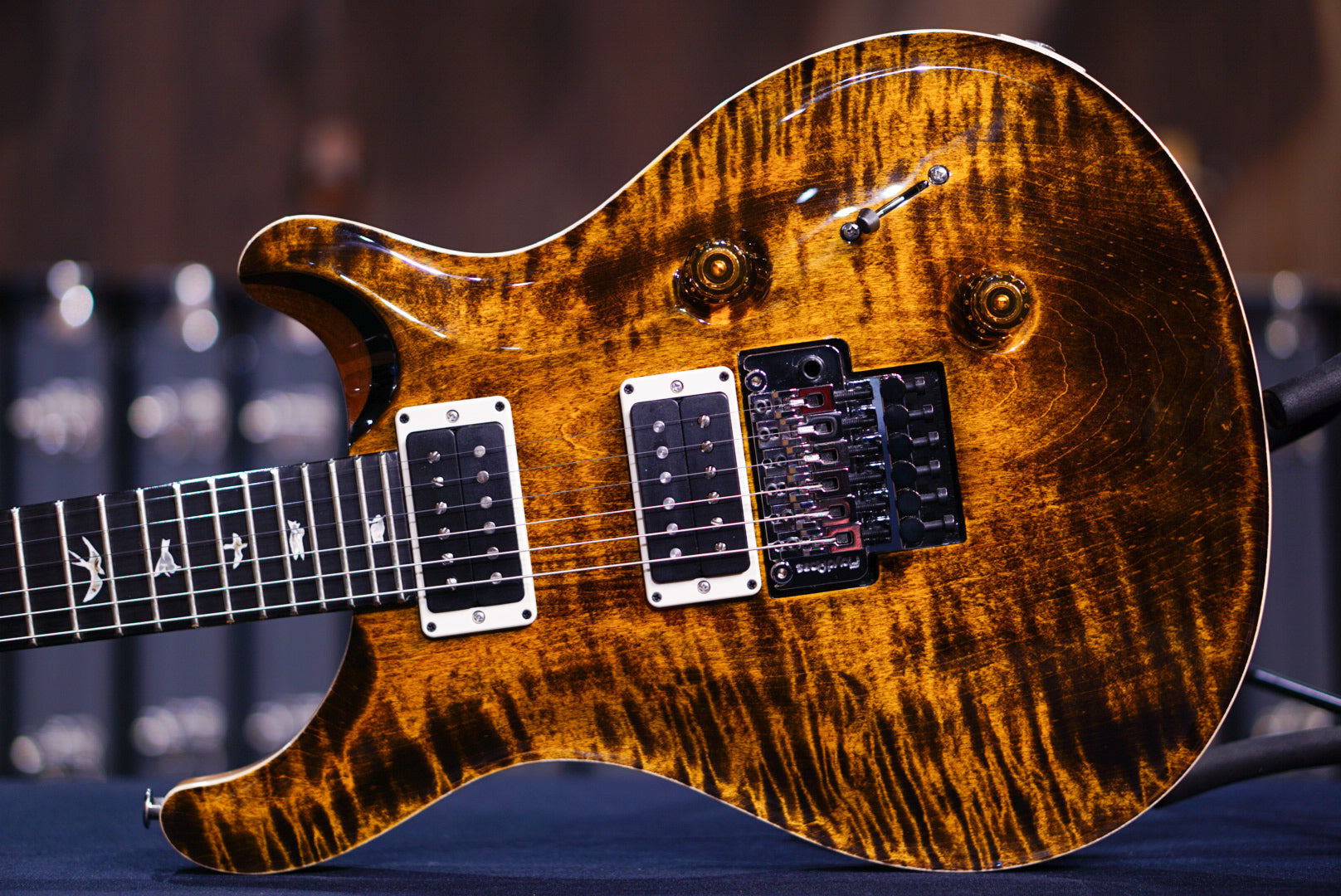 PRS Custom 24 Floyd Yellow Tiger 0385371