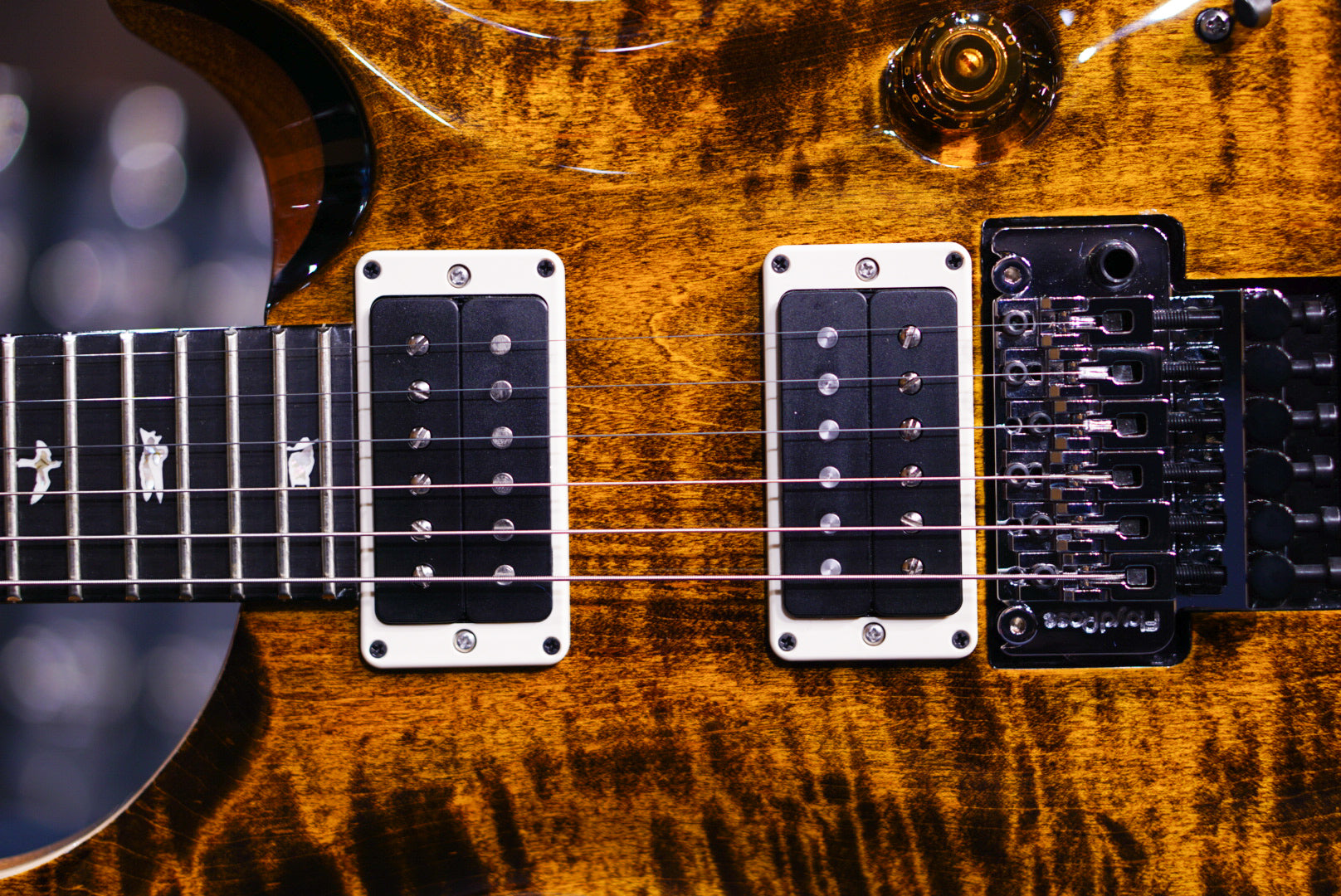 PRS Custom 24 Floyd Yellow Tiger 0385371