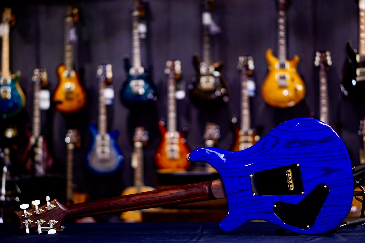 PRS Custom 24 Piezo Wood Library Rosewood Neck Violet Blue Burst 04126