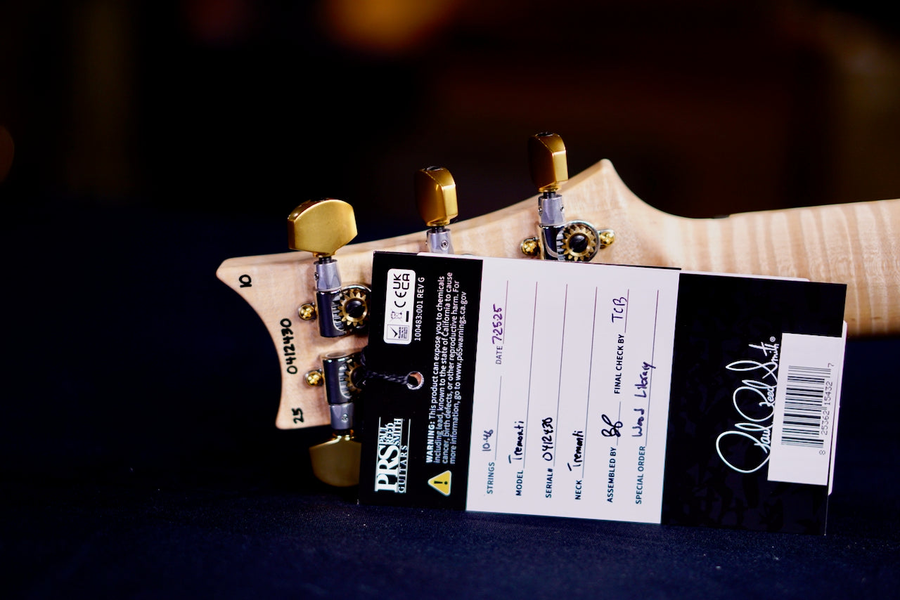 PRS Tremonti Wood Library Artist Neck Gray Black Fade 0412430