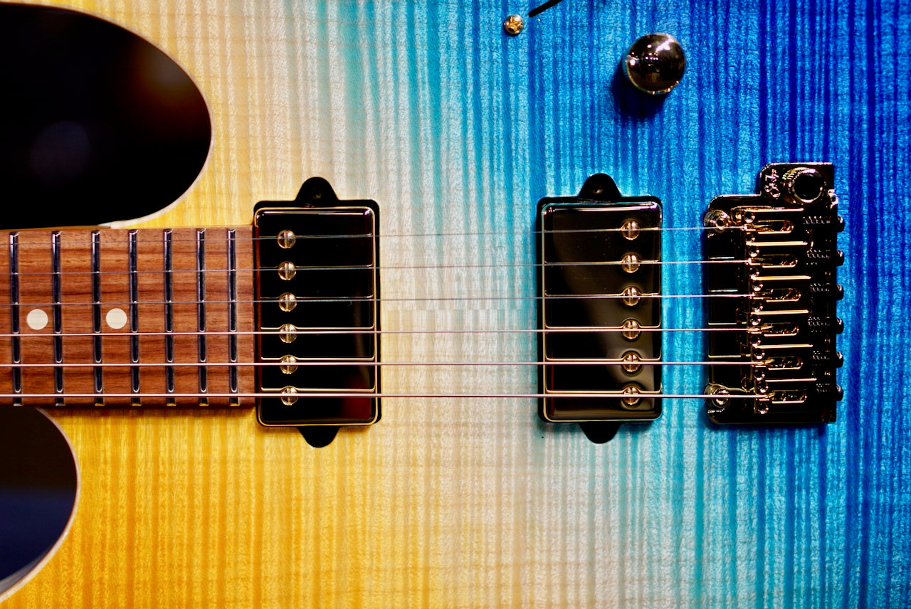 RESERVED Suhr Modern Custom Beach Gradient White Back 87845