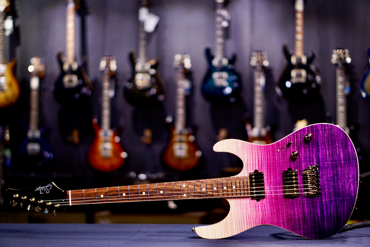 RESERVED Suhr Modern Custom Purple Gradient White Back 87935