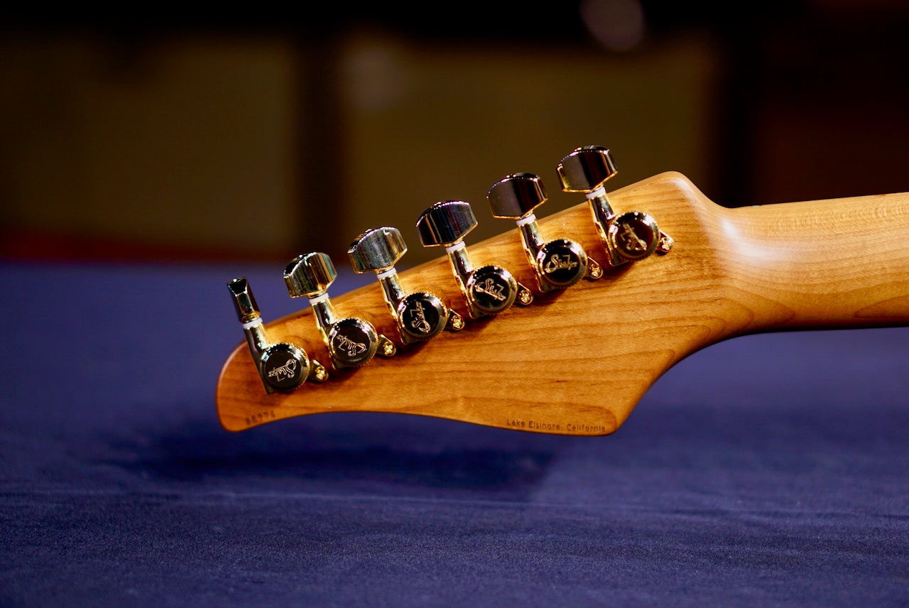 Suhr Standard Custom Faded Trans Wine Red Burst 85774