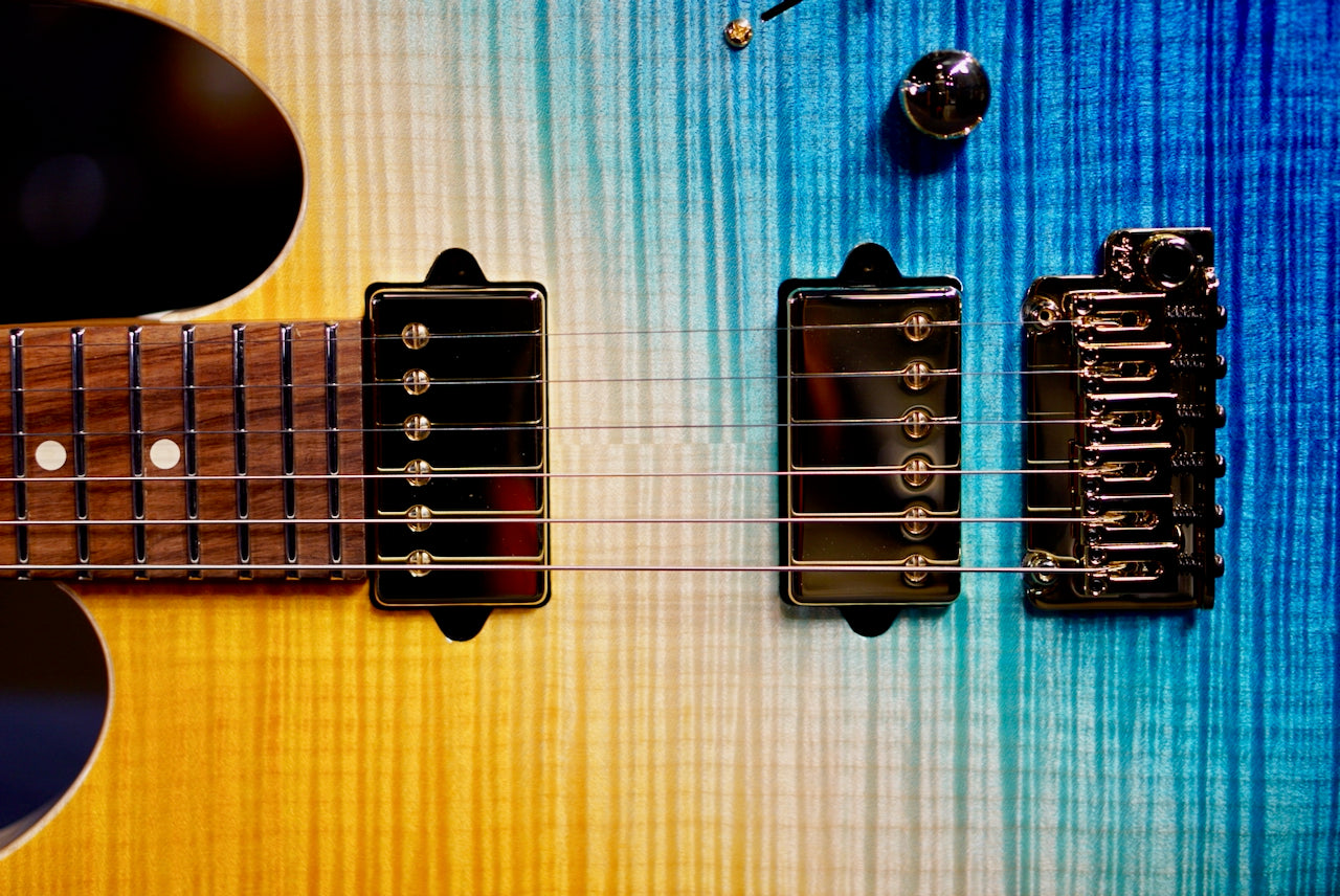 RESERVED Suhr Modern Custom Beach Gradient White Back 87932